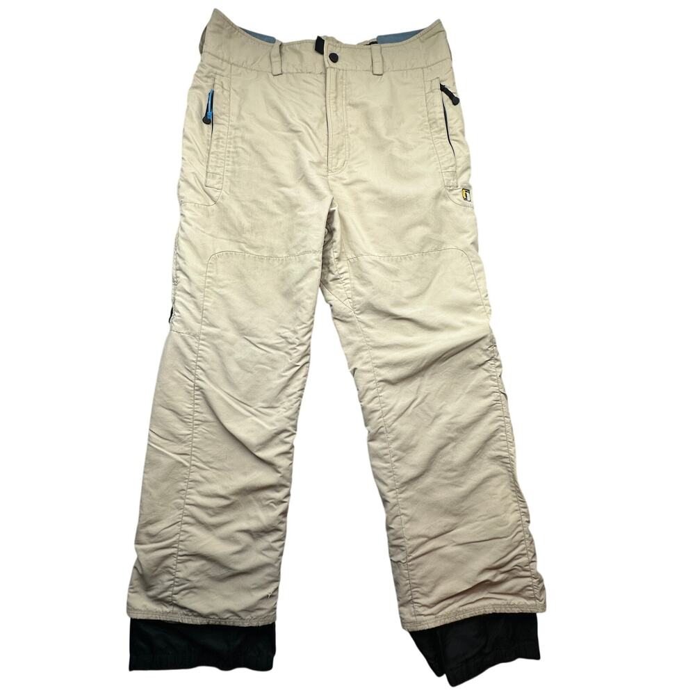Burton Toast Snowboarding Ski Snow Pants Toast Mens XL Beige Khaki